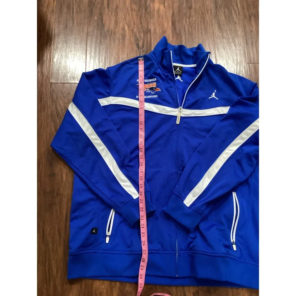 Nike Air Jordan Full Zip Track Jacket Blue White Mens XL